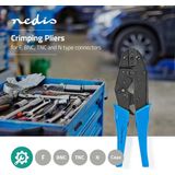 Nedis - Krimptang - Multifunctioneel - Metalen - Voor F/BNC/TNC/N Connectoren