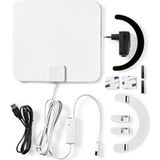 Nedis Antenne Binnen - Actief - 30 dB - LTE700 Filter - Wit - 2,1 Meter