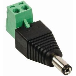CCTV-Beveiligingsconnector | 5x | 2-Aderig naar DC Female | 5,5 x 2,1 mm