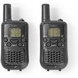 Nedis Walkie talkie Set | 2 Handsets | Tot 5 km | 1 stuks - WLTK0500BK WLTK0500BK