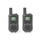 Nedis Walkie Talkie Set - 2 Handsets - Tot 5 km - 8 Kanalen - Zwart