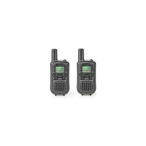 Nedis Walkie Talkie Set - 2 Handsets - Tot 5 km - 8 Kanalen - Zwart