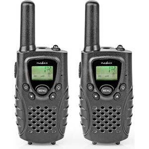 Nedis Walkie-Talkie Oplaadbare MicroUS - 2,5 Uur Gesprekstij - 8 Km Berei - 8 Kanale - 