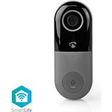 Nedis - Smart Videodeurbel - HD 720p - Wifi Verbinding - Nachtzicht
