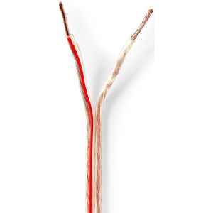 Nedis Speaker-Kabel | 2x 1.5 mm² | 15 m | Transparant | 1 stuks - CABR1500TR150 CABR1500TR150