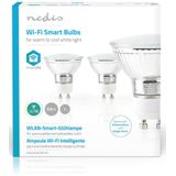 Nedis - WIFILW30CRGU10 - Wi-Fi Smart Led-lamp - Warm Tot Koel Wit - 3-pack