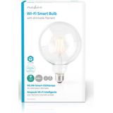 Nedis SmartLife LED Filamentlamp - Wi-Fi - E27 - 500 lm - 5 W - Warm Wit - 2700 K - Glas - Android / IOS - G125 - 1 Stuks