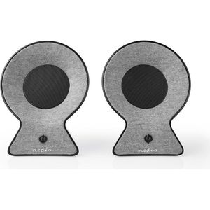 Bluetooth®-Speaker | Batterij speelduur: Tot 4 Uur | Tafelmodel | 30 W | Stereo | Koppelbaar | Grijs / Zwart