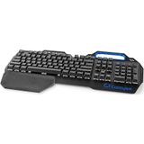 Nedis - COATYSS - Mechanisch Multimedia USB Toetsenbord - Metaal - RGB Verlichting