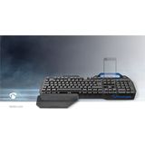 Nedis - GKBD400BKND - Mechanisch Gamingtoetsenbord - Zwart - Metalen Design - RGB-verlichting