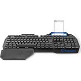 Nedis - GKBD400BKND - Mechanisch Gamingtoetsenbord - Zwart - Metalen Design - RGB-verlichting