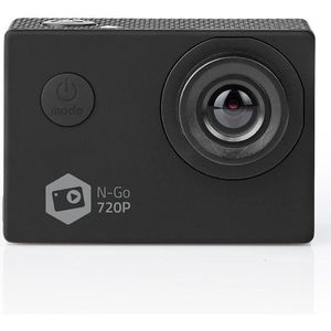 Nedis Action Cam | 720p@30fps | 5 MPixel | Zwart | 1 stuks - ACAM11BK ACAM11BK