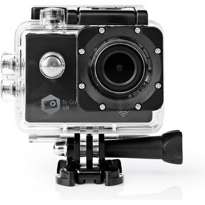 Nedis ACAM41BK (4K, WiFi), Action Cam, Zwart