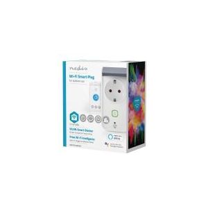 Slimme Wifi Stopcontact Stekker Voor Buiten - Stroommeter en Afdekklep - Tot 3680W - Geaard