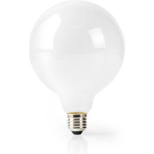 Nedis - Slimme Wifi E27 LED Filamentlamp - G125 - 5W - Warm Wit 2700K - Wit