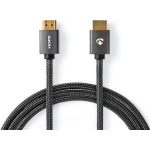High Speed HDMI-kabel met Ethernet | HDMI-HDMI | Gun Metal Grey | 3m |