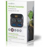 Nedis FM-Audiotransmitter voor Auto | Gefixeerd | 1.0 " | Bluetooth® | 1 stuks - CATR120BK CATR120BK