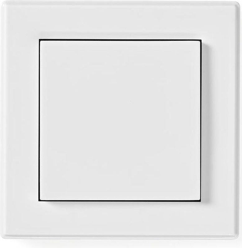 Nedis - SmartHome RF Muurschakelaar - 1 Knop - Wit - Kunststof