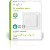 Nedis - SmartHome RF Muurschakelaar - 2 Knoppen - Wit - RF-ontvanger