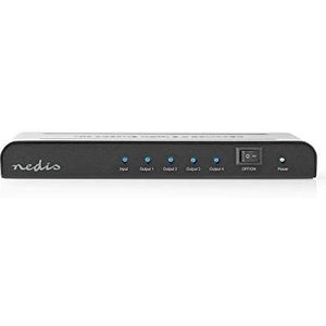 Nedis VSPL3474AT répartiteur vidéo HDMI 4X HDMI