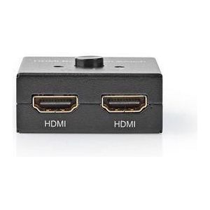 HDMI™-Splitter/Switch in Eén 2x HDMI™-Uitgang - 1x HDMI™-Ingang