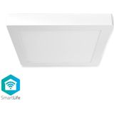 Nedis SmartLife Wi-Fi LED plafondlamp - vierkant 30 x 30 cm / full-color en warm-wit