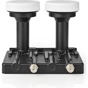 Nedis universele Twin Monoblock LNB 6.0° / zwart