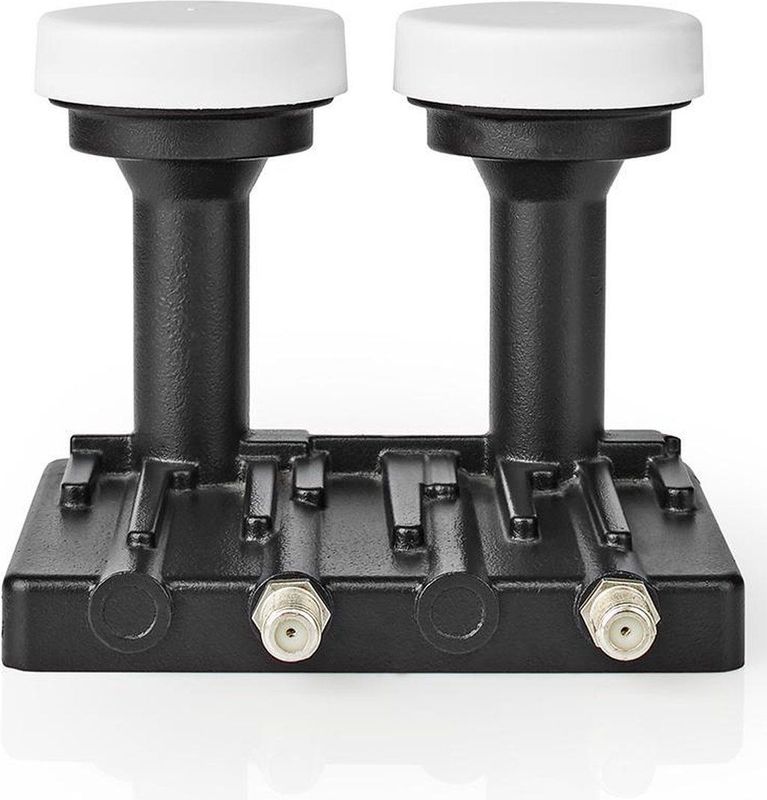 Nedis - Twin Monoblock LNB - Zwart - 6.0°