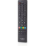 Nedis - TVRC1140BK - Universele Afstandsbediening - Zwart - Programmeerbaar - Bedient 4 Apparaten