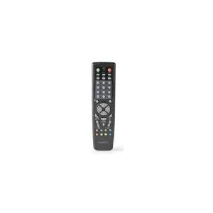 Nedis Universele Afstandsbediening - Voorgeprogrammeerd - 10 Apparaten - Geheugenknoppen / TV-gids Knop - Infrarood - Zwart