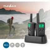 Nedis WLTK1010BK walkietalkie set