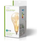 Nedis - Retro Deco PS165 - Lamp - Amber-Goudkleurig - Glas