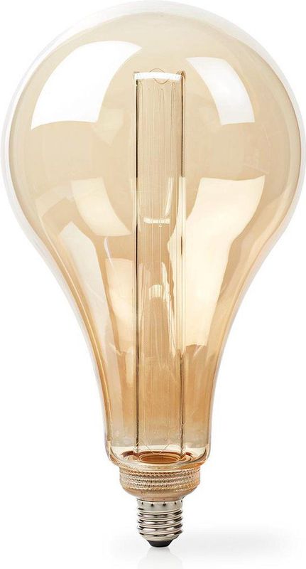 Nedis - Retro Deco PS165 - Lamp - Amber-Goudkleurig - Glas