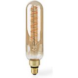 Nedis - Spiral Deco T65 LED-lamp - Goud - E27 - Dimbaar - 9 W