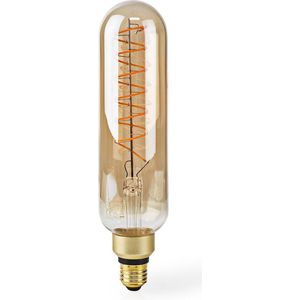 Nedis LED-Filamentlamp E27 - T65 - 8.5 W - 600 lm - 2000 K - Dimbaar - Met Gouden Afwerking - Retrostijl - 1 Stuks