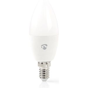 Slimme Wifi E14 LED Lamp - Kaars - 4,5W - RGB - Wit