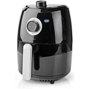 Nedis Heteluchtfriteuse - 2.4 l - Tijdschakelaar: 30 min - Analoog - Aluminium / Zwart