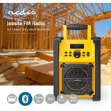 Nedis RDFM3100YW Fm-bouwradio 15 W Bluetooth Ipx5 Handvat Geel / Zwart