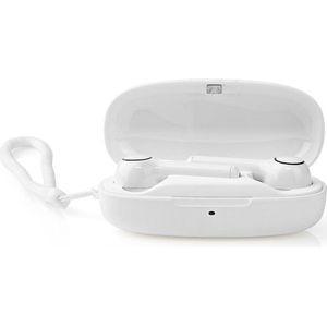 Nedis Draadloze Oordopjes Bluetooth - 6 uur batterijduur - Aanraakbediening - Charging case - Microfoon - Spraakbesturing - Wit