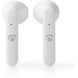 Nedis Draadloze Oordopjes Bluetooth - 2.5 uur batterijduur - Aanraakbediening - Charging case - Microfoon - Spraakbesturing - Wit