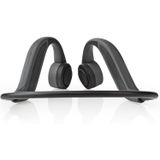 Nedis Bone Conduction Koptelefoon - Bluetooth - 6.5 uur batterijduur - Ingebouwde microfoon - 8 GB intern geheugen - Volumebediening - IPX5 - Grijs