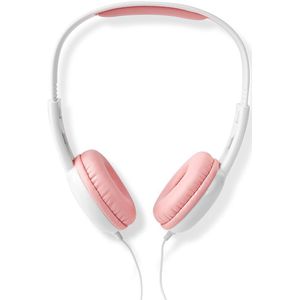 Nedis Bedrade On-ear Koptelefoon | 3,5 mm | 1.20 m | 82 dB | Roze | 1 stuks - HPWD4200PK HPWD4200PK