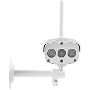 SmartLife Camera voor Buiten - Wi-Fi - Full HD 1080p - IP67 - Cloud Opslag (optioneel) / microSD (niet inbegrepen) - 12 V DC - Met bewegingssensor - Nachtzicht - Wit