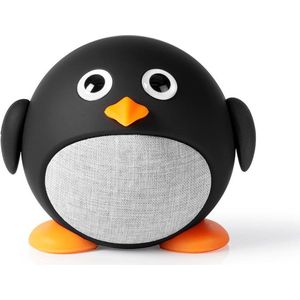 Nedis Bluetooth® Speaker - Maximale batterijduur 3 uur - Handheld ontwerp - 9 W - Mono - Ingebouwde microfoon - Koppelbaar - Animaticks Pippy Pinguin - Zwart
