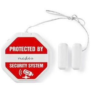 Nedis Deurstop-Raamalarm | 2x CR2032 | 85 dB | Wit | 1 stuks - ALRMGBD20WT ALRMGBD20WT