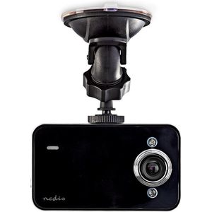 Dash Cam - 720p@30fps - 3.0 MPixel - 2.4"" - LCD - Bewegingsdetectie - Zwart