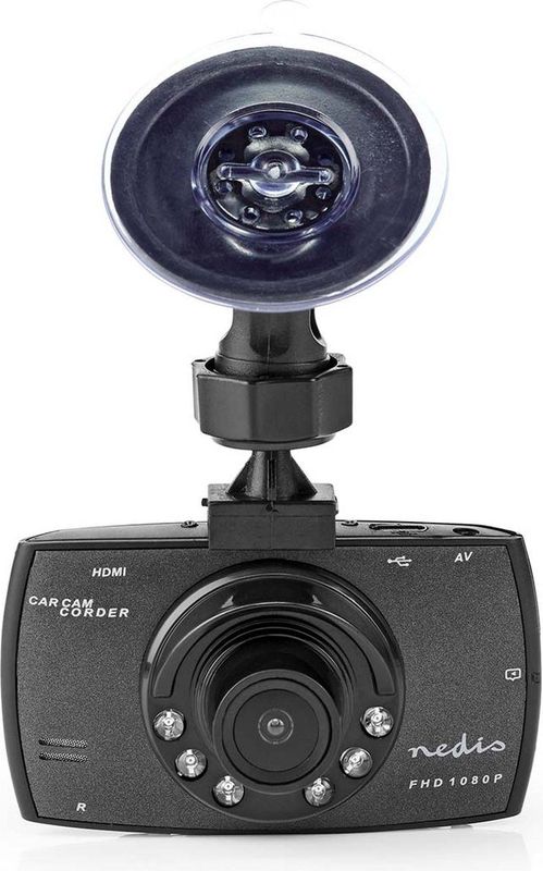 Nedis Dash Cam - 1080p@30fps - 12.0 MPixel - 2.7 " - LCD - Parkeer sensor - Bewegingsdetectie - Donkergrijs