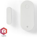 Slimme Deur/Raam Sensor - Zigbee 3.0 - Batterij Gevoed - Android / IOS - Wit