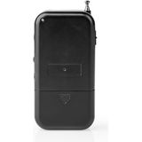 Nedis - Draagbare Noodradio - AM/FM - Zwart - Compact