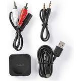 Nedis - Bluetooth Audio Receiver/Transmitter - Zwart - Compact